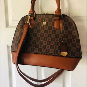 London Fog Tulip Signature Satchel